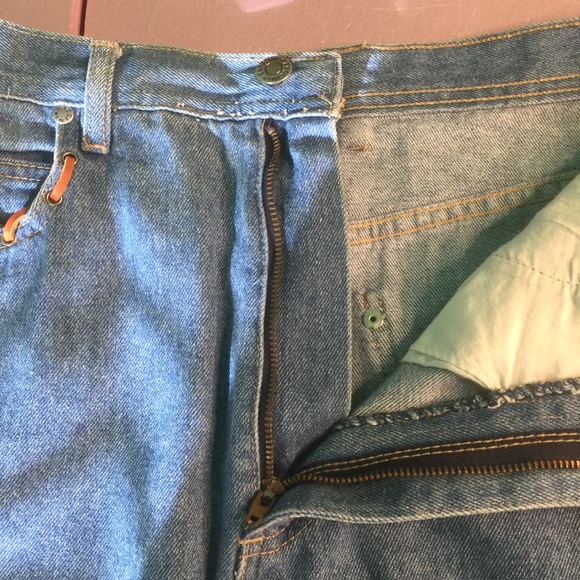 Baccini Long Skirt Size 13 / 14 Blue Jeans - Picture 2 of 11